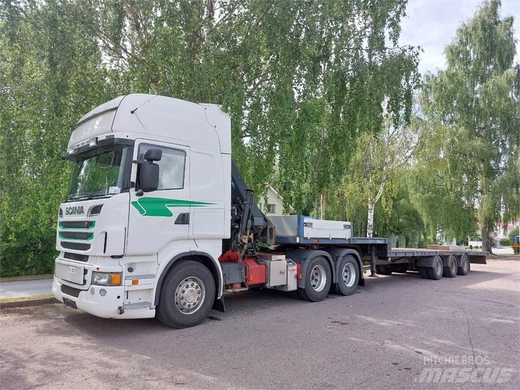 Scania r 560 شاحنات الرافعات