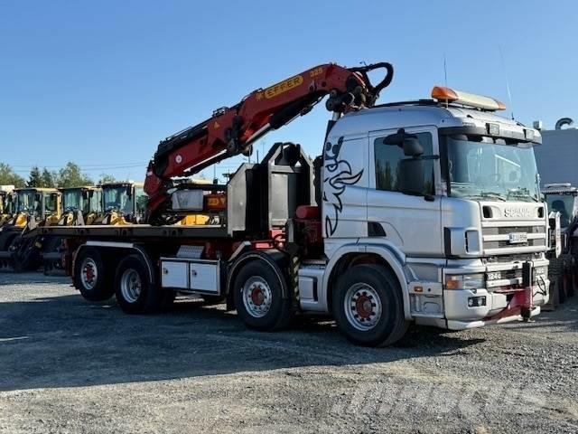 Scania R124G شاحنات الرافعات