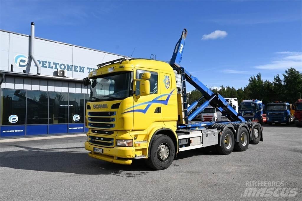 Scania R480 8x4*4 شاحنات الرافعات الخطافية