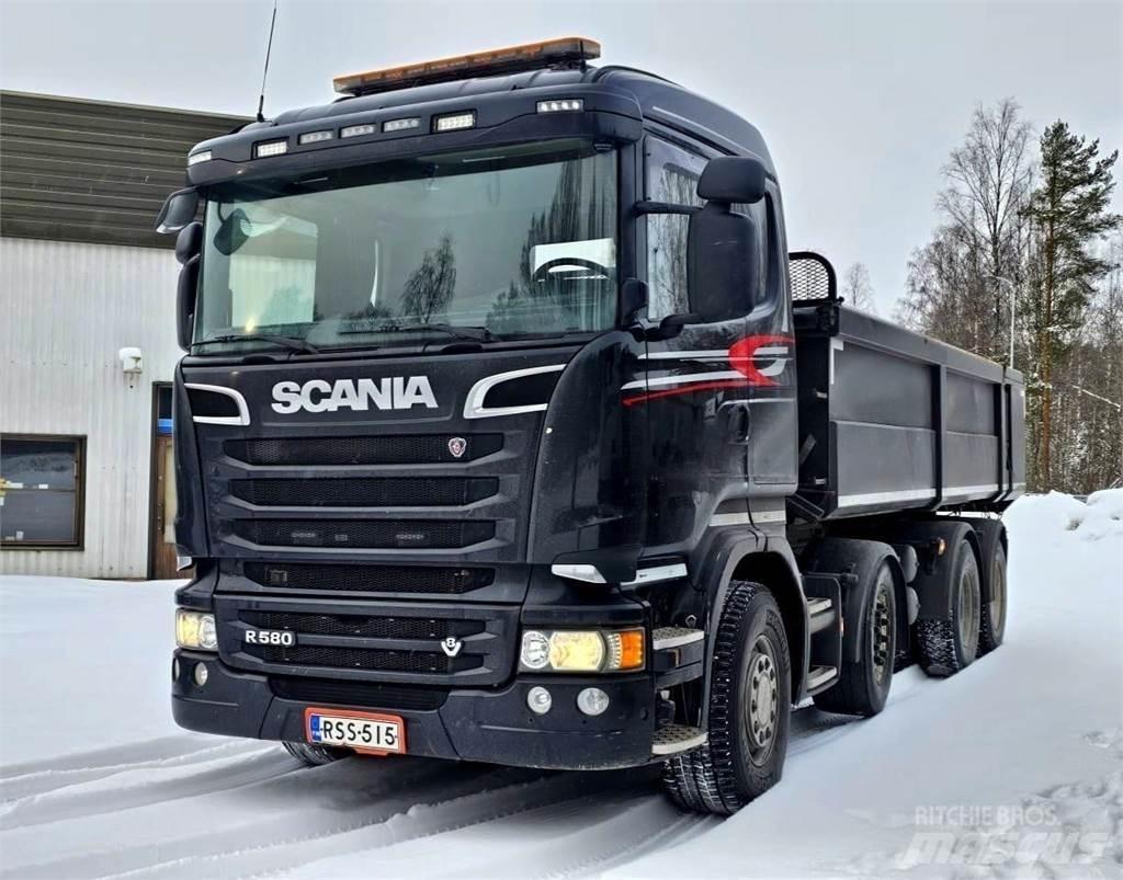 Scania R580 8x4 شاحنات قلابة