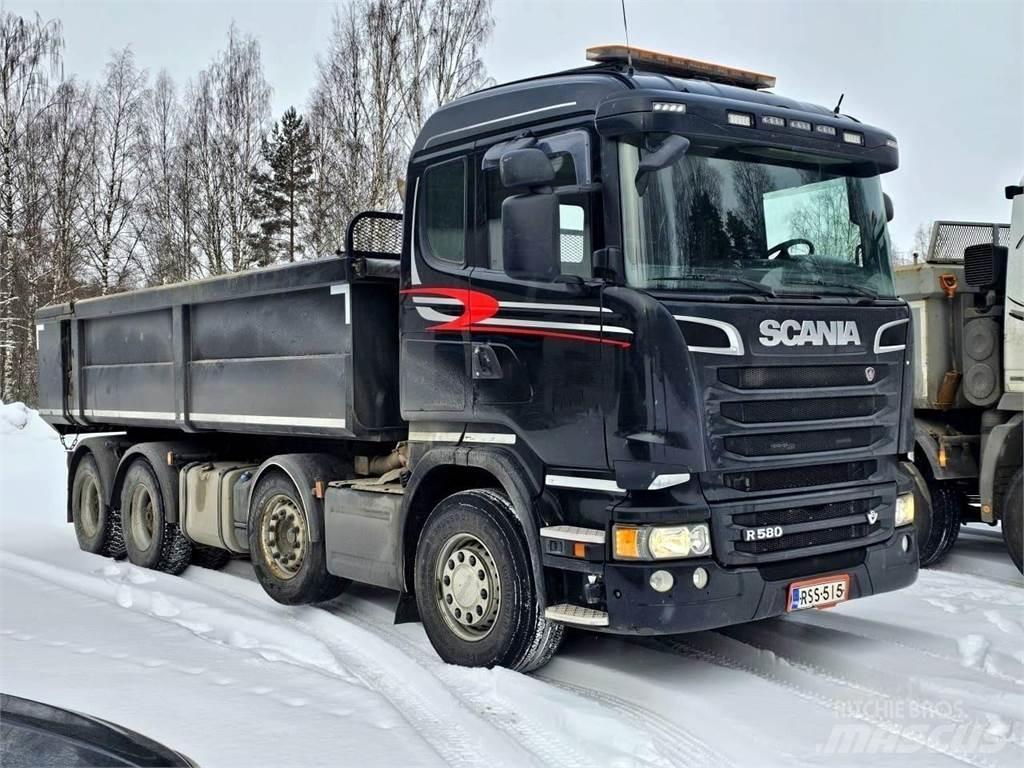 Scania R580 8x4 شاحنات قلابة