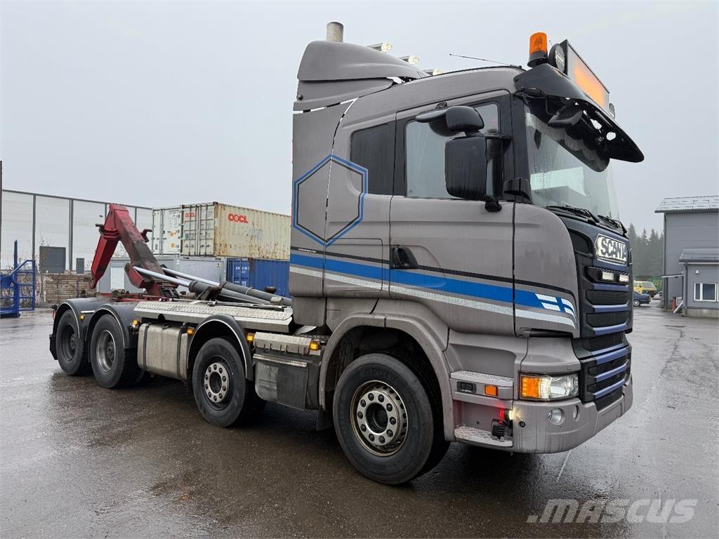 Scania R730 شاحنات الرافعات الخطافية