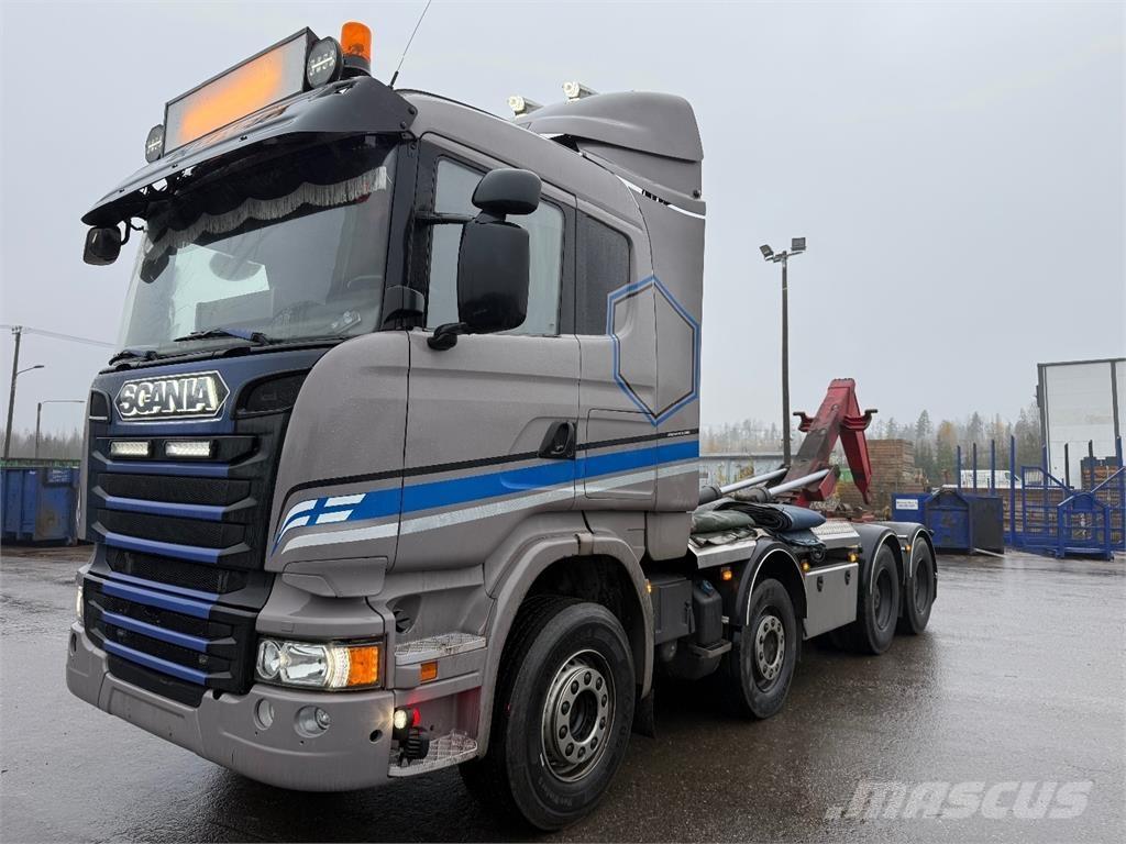 Scania R730 شاحنات الرافعات الخطافية