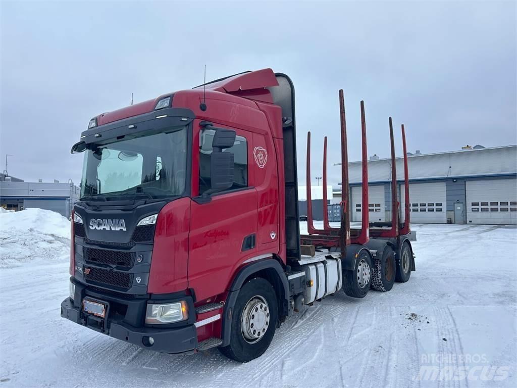 Scania R730 8x4 شاحنات أشجار