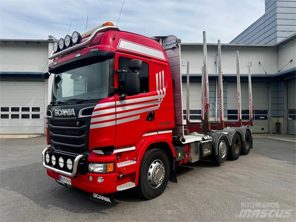 Scania R730 8x4 شاحنات أشجار