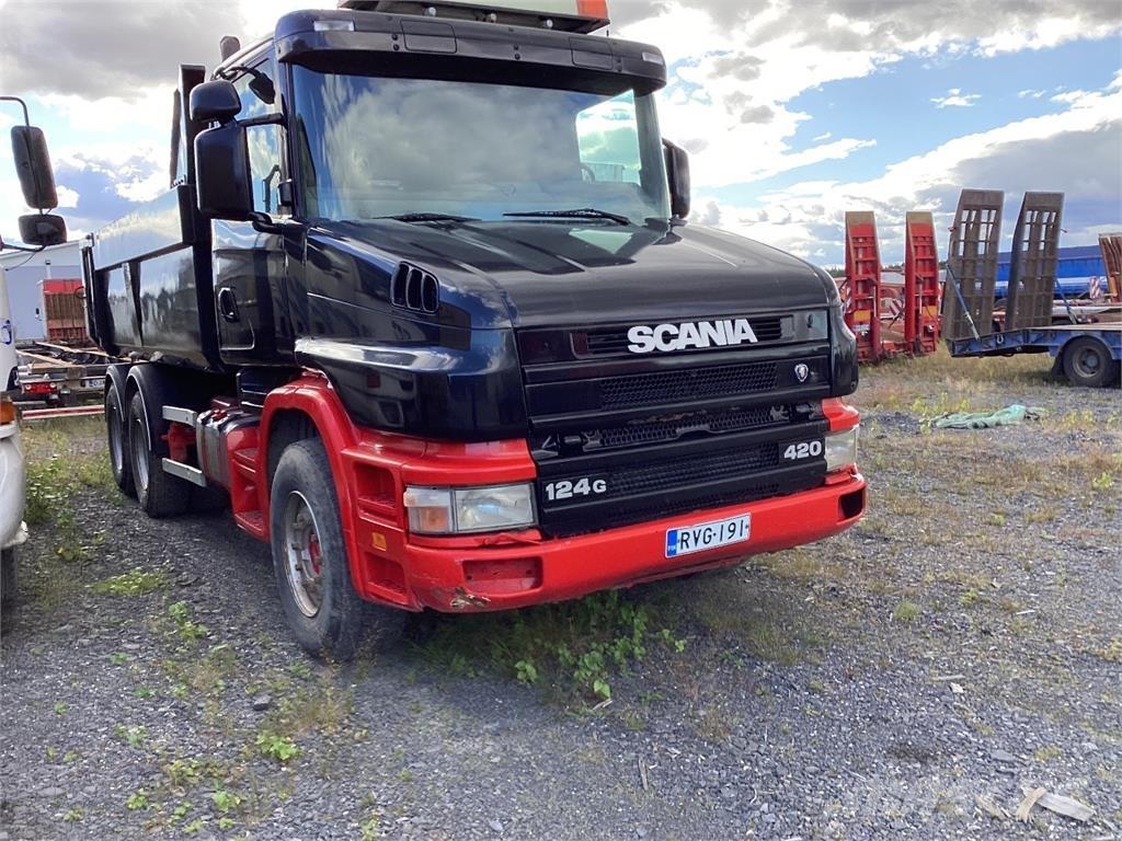 Scania T 124 شاحنات قلابة