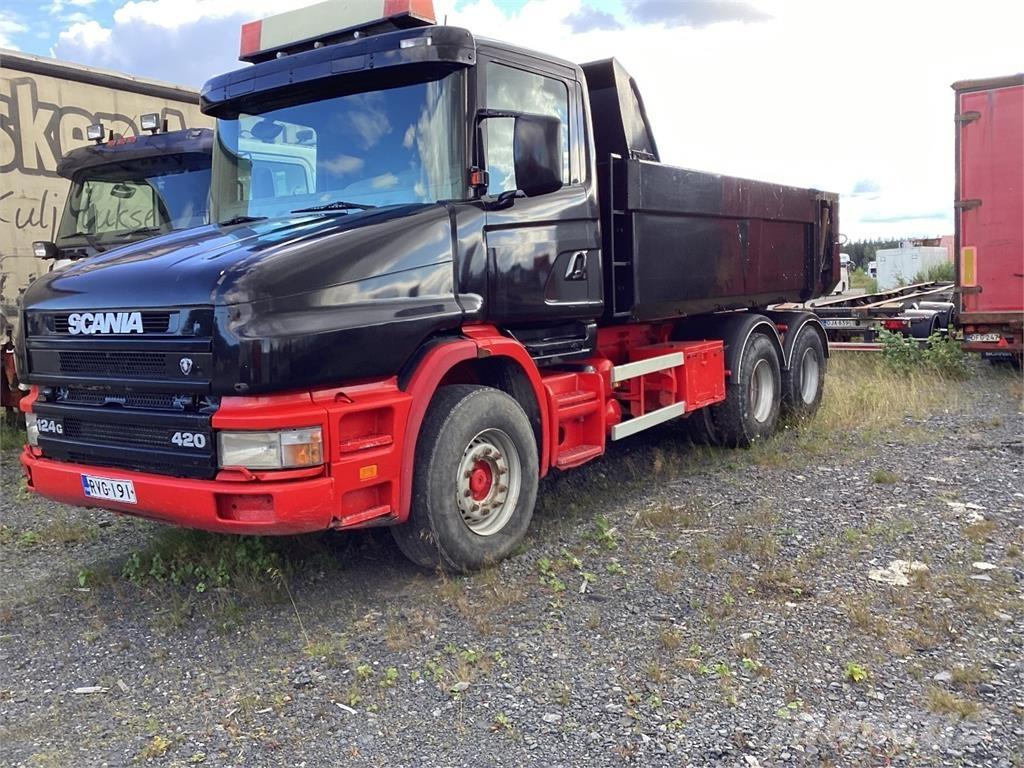 Scania T 124 شاحنات قلابة