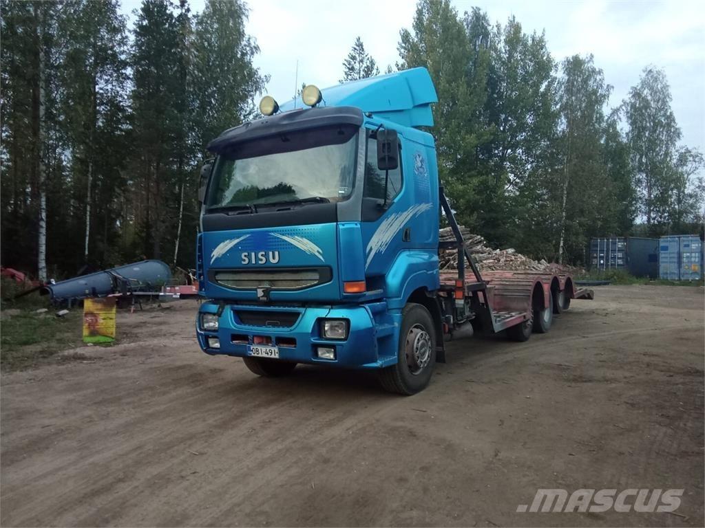 Sisu E12 شاحنات نقل آلة الغابات