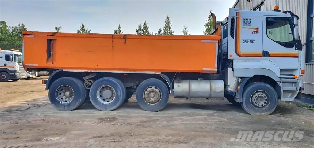 Sisu E12 8X2 شاحنات قلابة