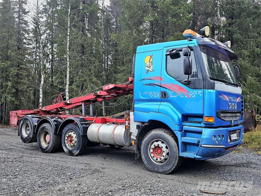 Sisu E12M 8X2 شاحنات الرافعات الخطافية