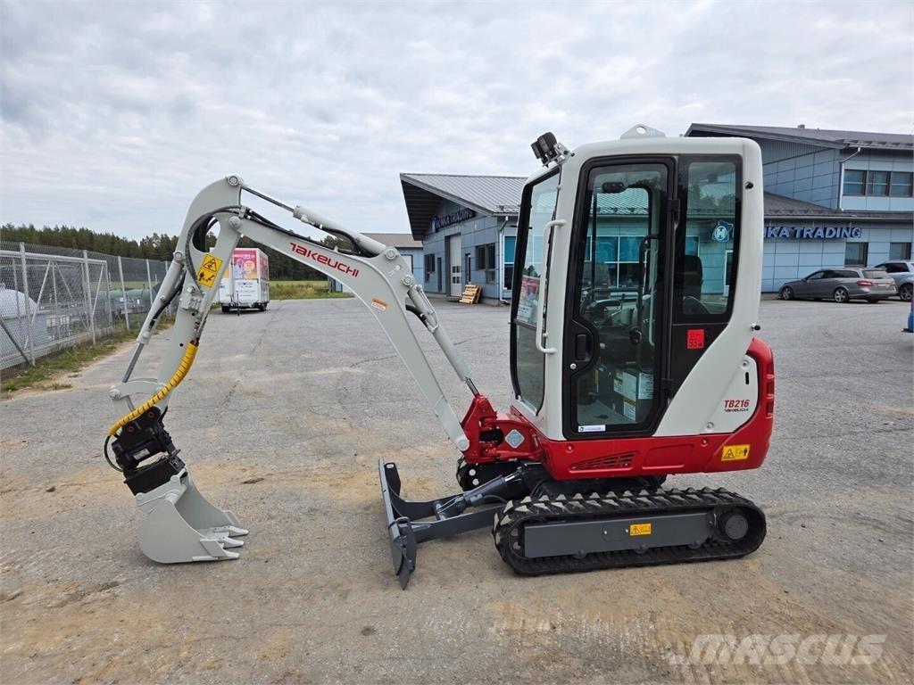Takeuchi TB216 حفارات صغيرة أقل من 7 طن (حفارات صغيرة)