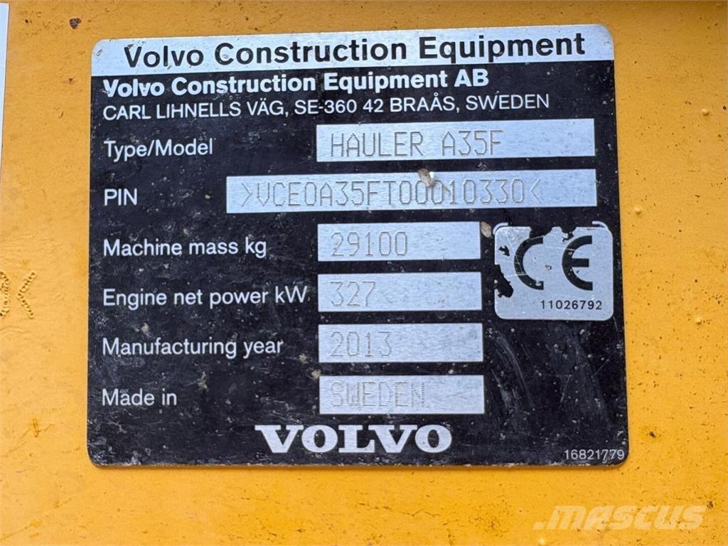 Volvo A 35 F ساحبات مفصلية