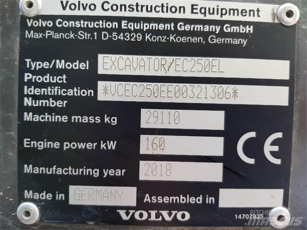Volvo BM EC250EL حفارات زحافة