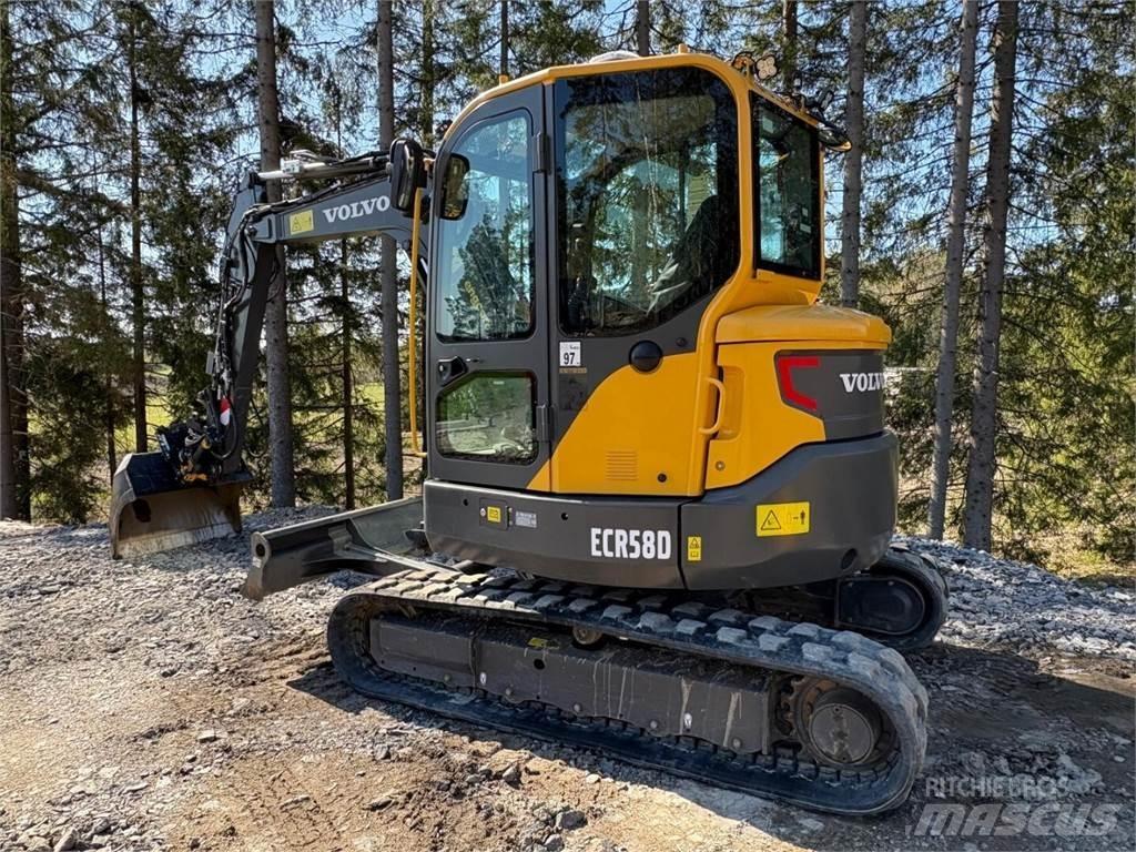 Volvo ECR 58 D حفارات صغيرة أقل من 7 طن (حفارات صغيرة)