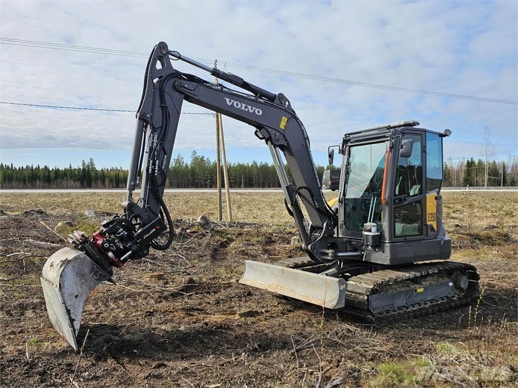 Volvo ECR 58 F حفارات صغيرة أقل من 7 طن (حفارات صغيرة)
