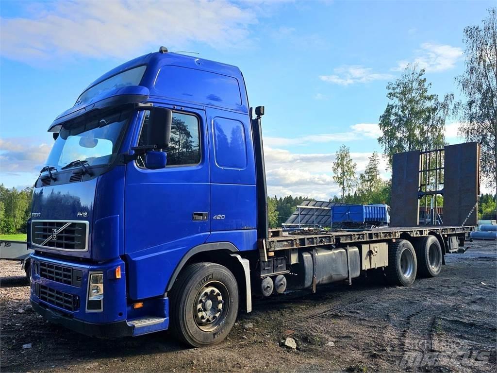 Volvo FH12 6x2 شاحنات مسطحة/مفصلية الجوانب