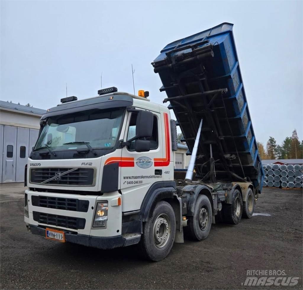 Volvo FM12 8X4 شاحنات الرافعات الخطافية