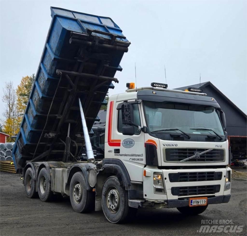 Volvo FM12 8X4 شاحنات الرافعات الخطافية