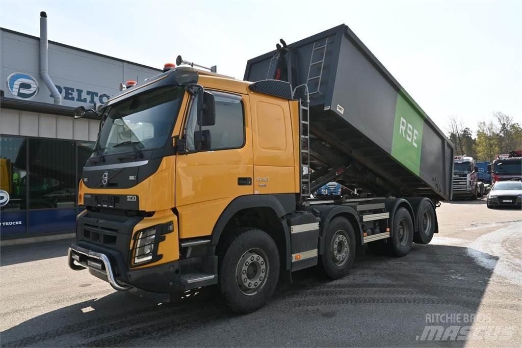 Volvo FMX540 8x4 شاحنات الرافعات الخطافية