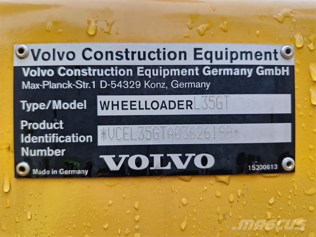 Volvo L 35 GT لوادر بعجل