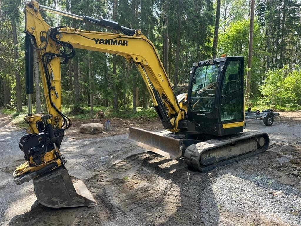 Yanmar Vio 80-1A حفارات وسط 7 طن - 12 طن