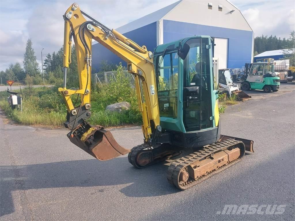 Yanmar Vio25 حفارات صغيرة أقل من 7 طن (حفارات صغيرة)