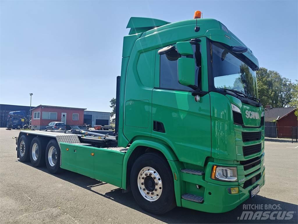 Scania R540 شاحنات الرافعات الخطافية