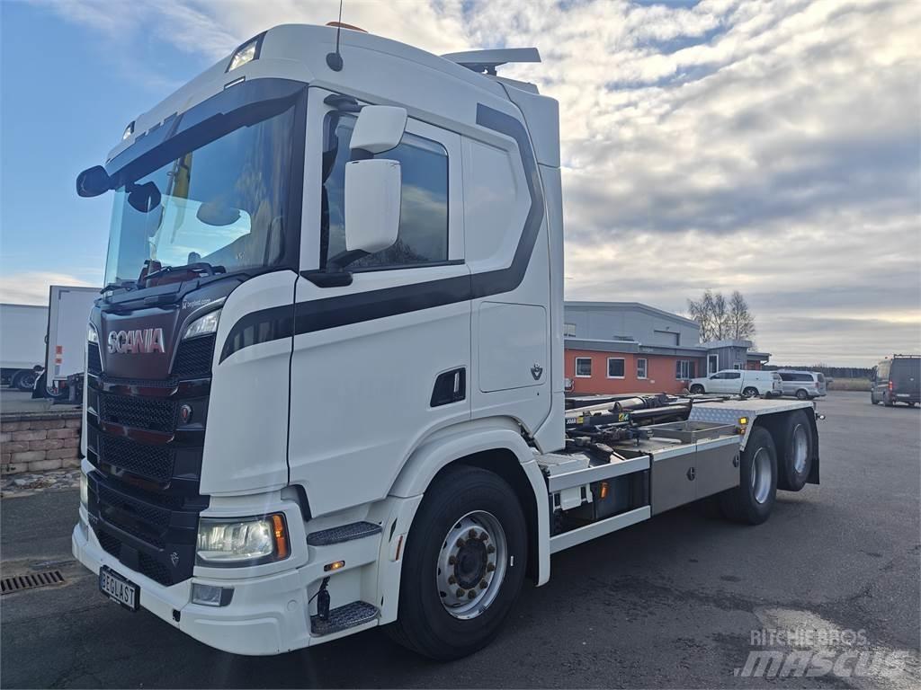 Scania R580 شاحنات الرافعات الخطافية