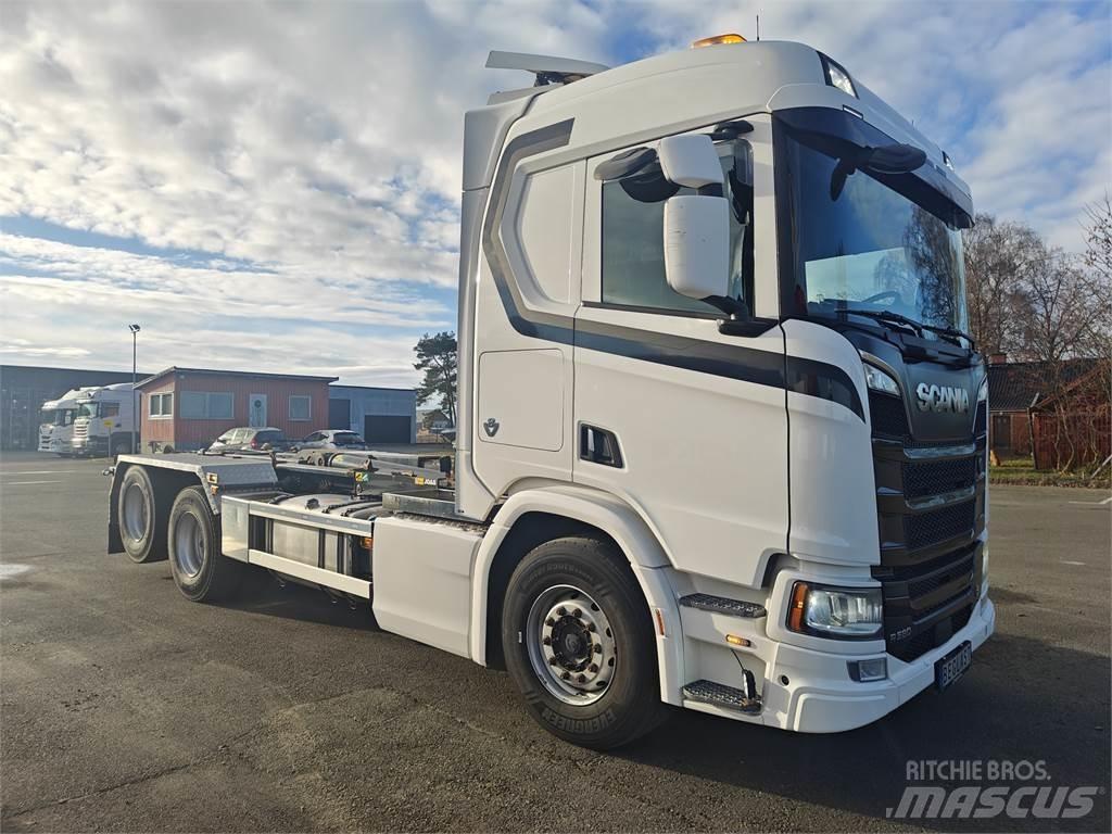 Scania R580 شاحنات الرافعات الخطافية