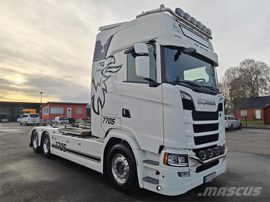 Scania S770 شاحنات الرافعات الخطافية