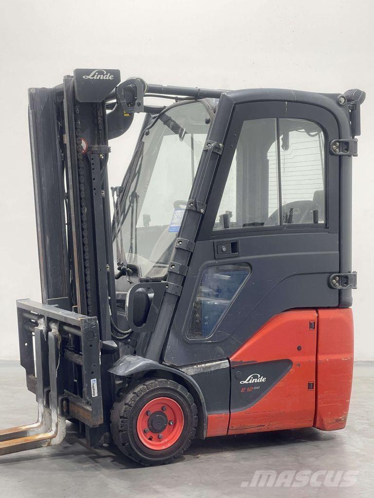 Linde E12-02-386 شاحنات ذات رافعات شوكية تعمل بالكهرباء