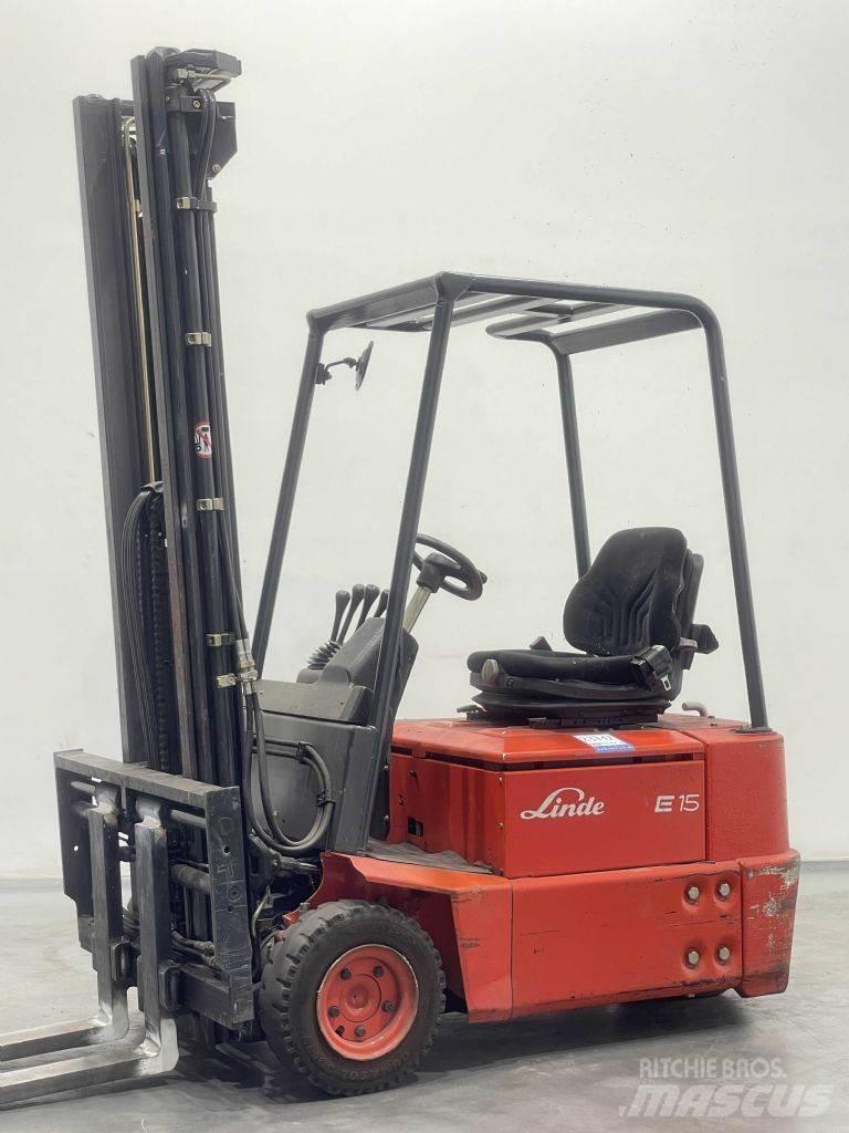 Linde E15Z-02-324 شاحنات ذات رافعات شوكية تعمل بالكهرباء