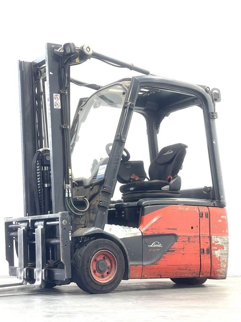 Linde E16-02 شاحنات ذات رافعات شوكية تعمل بالكهرباء
