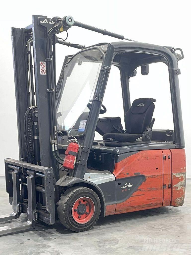 Linde E16-02-386 شاحنات ذات رافعات شوكية تعمل بالكهرباء