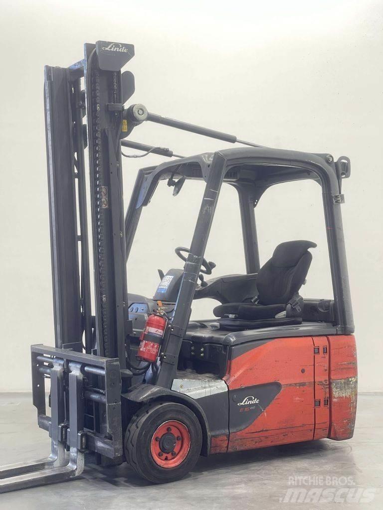 Linde E16-02-386 شاحنات ذات رافعات شوكية تعمل بالكهرباء