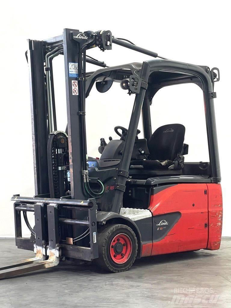 Linde E16-386-EVO شاحنات ذات رافعات شوكية تعمل بالكهرباء