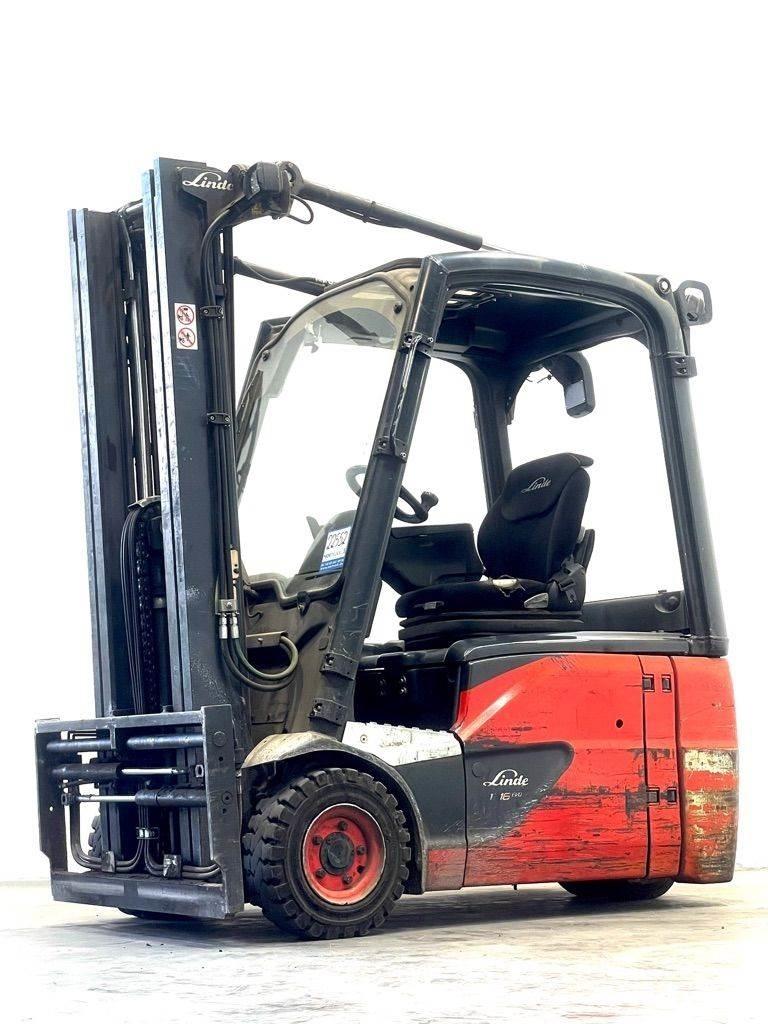 Linde E16-386-EVO شاحنات ذات رافعات شوكية تعمل بالكهرباء