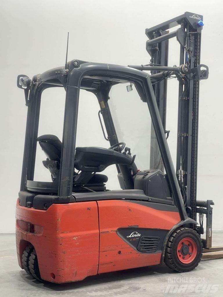 Linde E16C-02-386 شاحنات ذات رافعات شوكية تعمل بالكهرباء