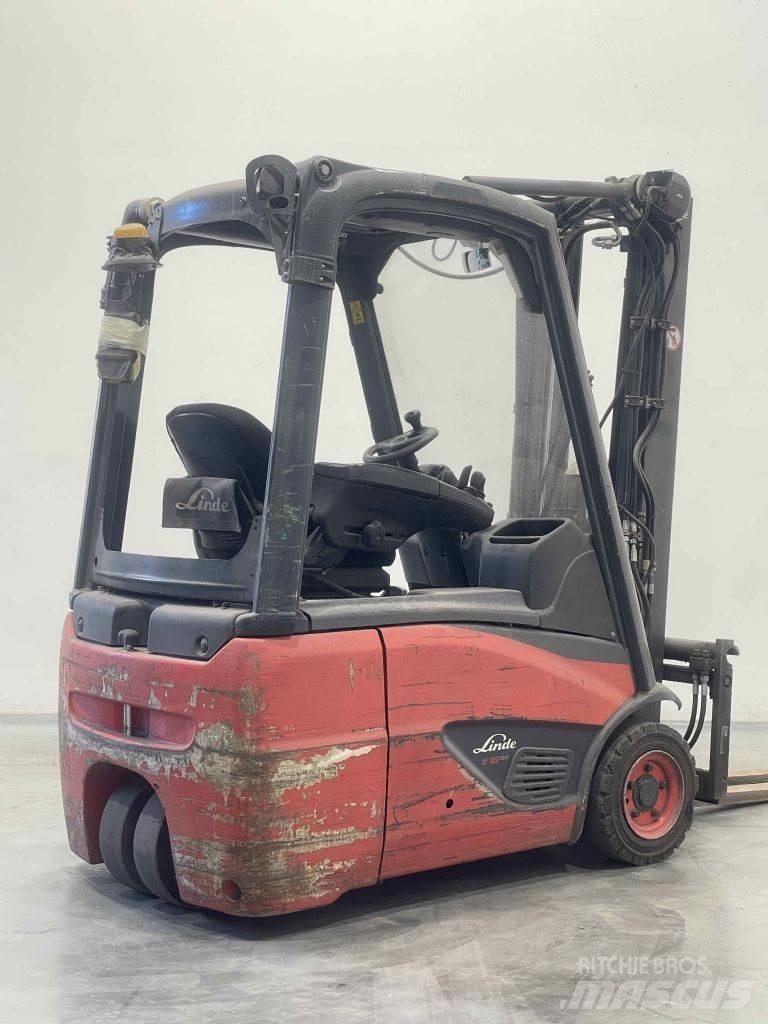 Linde E16C-02-386 شاحنات ذات رافعات شوكية تعمل بالكهرباء
