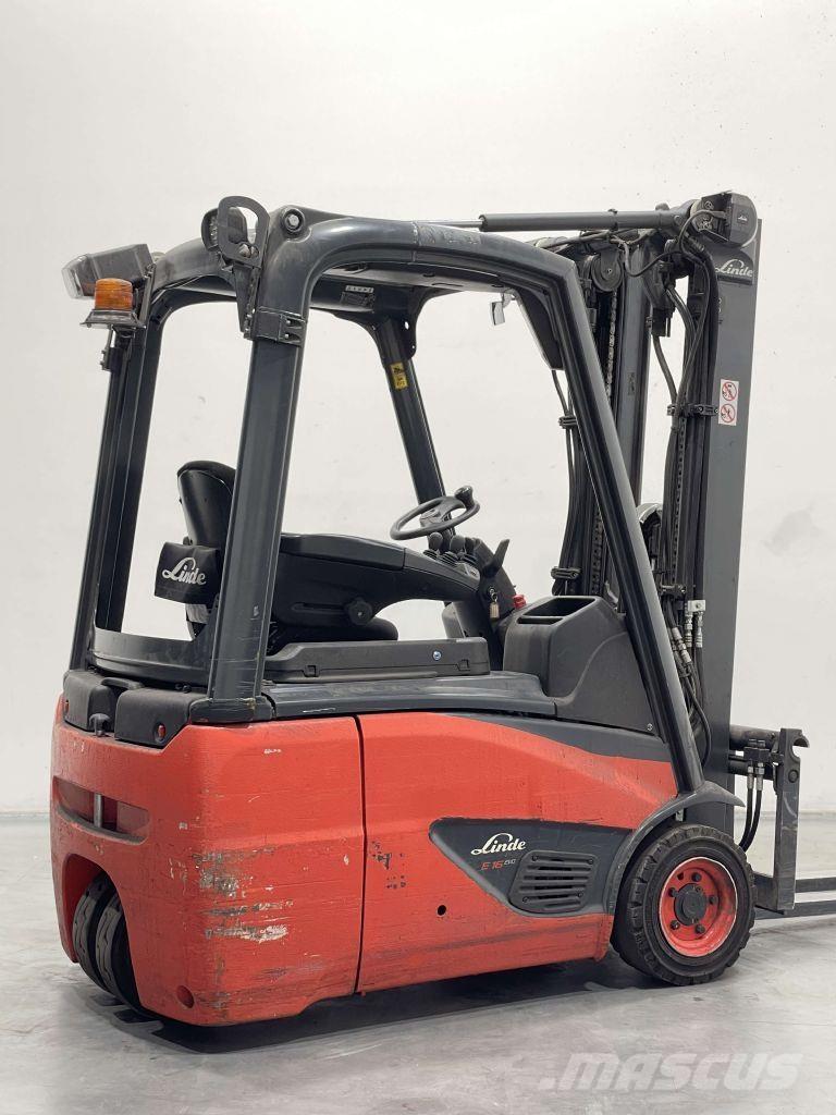 Linde E16C-02-386 شاحنات ذات رافعات شوكية تعمل بالكهرباء