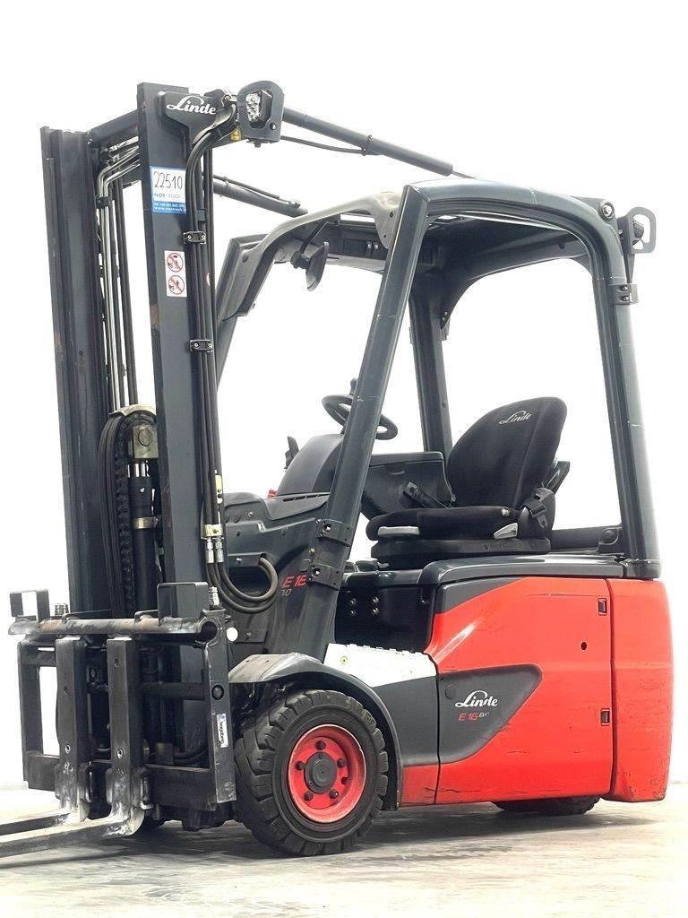 Linde E16C-386-EVO شاحنات ذات رافعات شوكية تعمل بالكهرباء