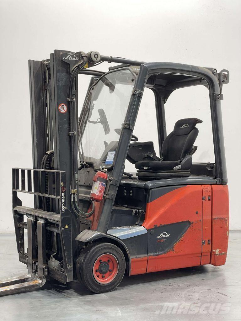 Linde E16H-02-386 شاحنات ذات رافعات شوكية تعمل بالكهرباء