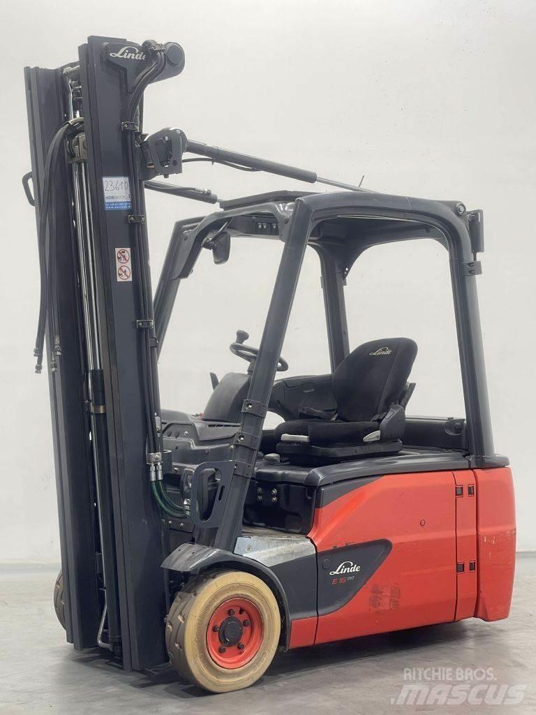 Linde E16L-02-386 شاحنات ذات رافعات شوكية تعمل بالكهرباء