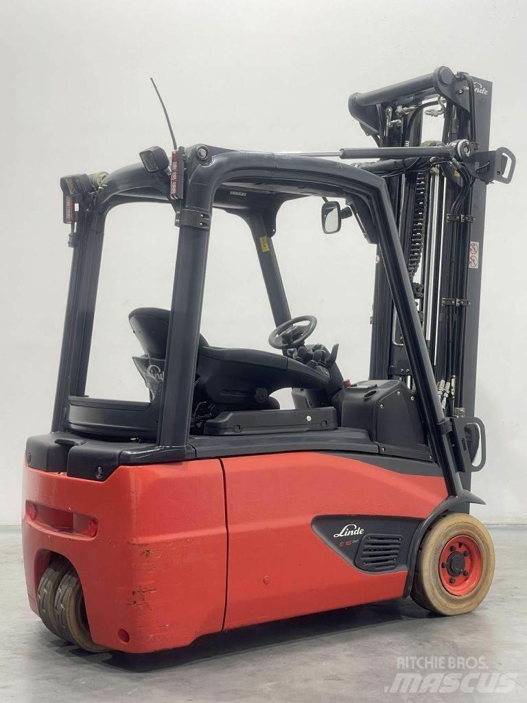 Linde E16L-02-386 شاحنات ذات رافعات شوكية تعمل بالكهرباء