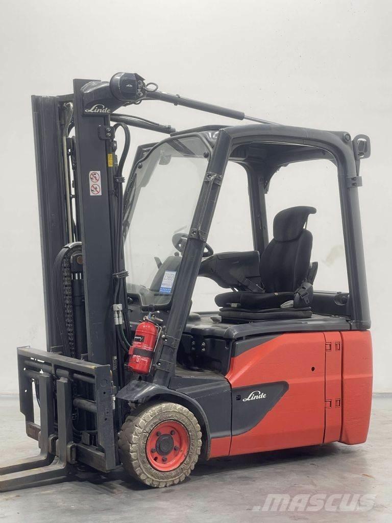 Linde E16L-02-386 شاحنات ذات رافعات شوكية تعمل بالكهرباء