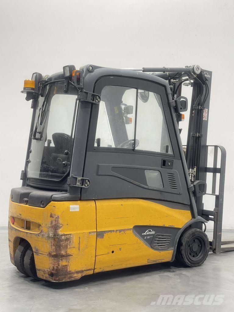 Linde E16L-02-386 شاحنات ذات رافعات شوكية تعمل بالكهرباء