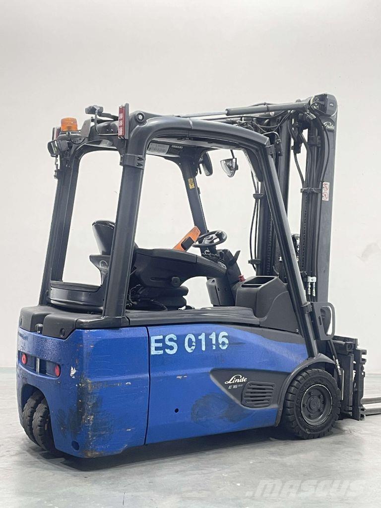 Linde E16L-02-386 شاحنات ذات رافعات شوكية تعمل بالكهرباء