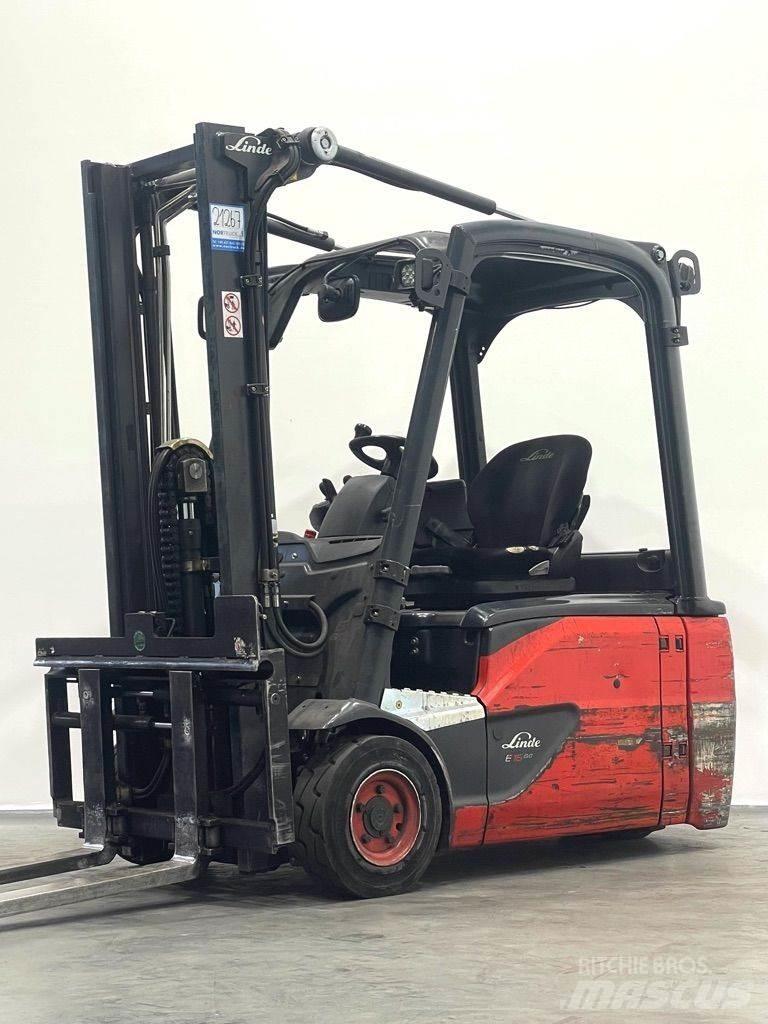 Linde E16L-386-EVO شاحنات ذات رافعات شوكية تعمل بالكهرباء
