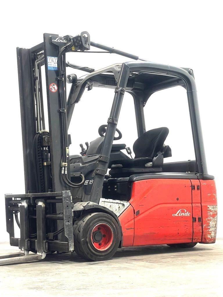 Linde E18L-386 شاحنات ذات رافعات شوكية تعمل بالكهرباء