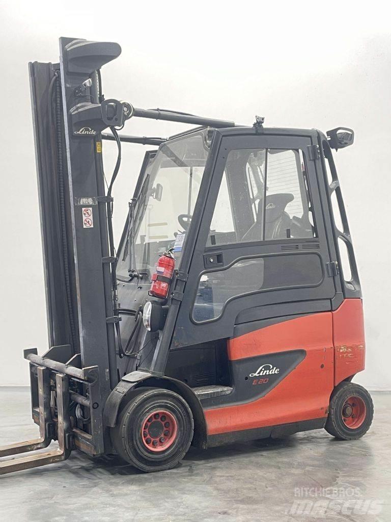 Linde E20-01/600-387 شاحنات ذات رافعات شوكية تعمل بالكهرباء